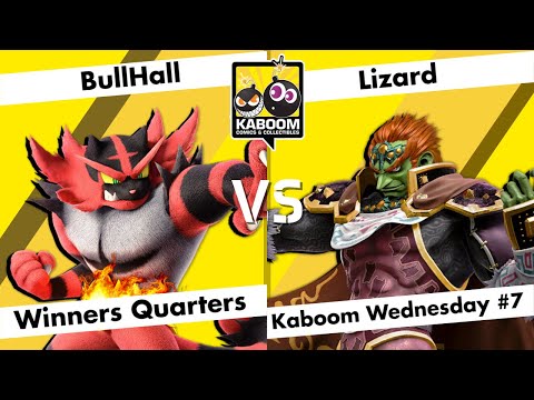 BullHall (Incineroar) vs Lizard (Ganondorf) - WQF - Kaboom Wednesday #7