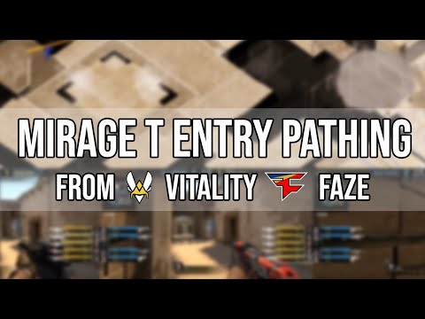 Mirage T Entry Pathing from Vitality vs FaZe