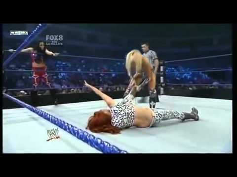 Melina & Maria VS Layla & Michelle Mccool (Laycool )
