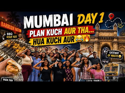 MUMBAI DAY 1: PLAN KUCH AUR THA… HUA KUCH AUR 😂🔥#casestudy #fun #architecture #travel 