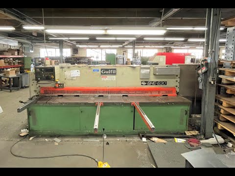 2002 GUIFIL GHE630 1/4 X 10' HYD SHEAR Shears-Power Squaring Hydraul. | Asset Exchange Corporation (2)