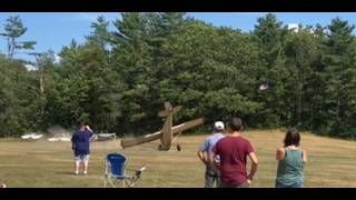 Cessna 170B Crash in a STOL event at Bowman Field Airport, Maine (August 2025)