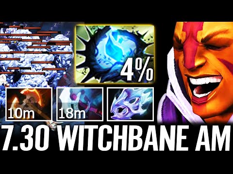 🔥 10min Fury + WITCHBANE 4% Mana As DMG - Anti Mage WTF Strongest Magic Counter 7.30 Dota 2 Pro