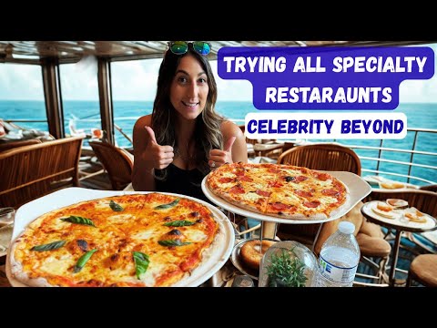 Thumbnail for Trying every specialty restaurant onboard the Celebrity Beyond! 2025
