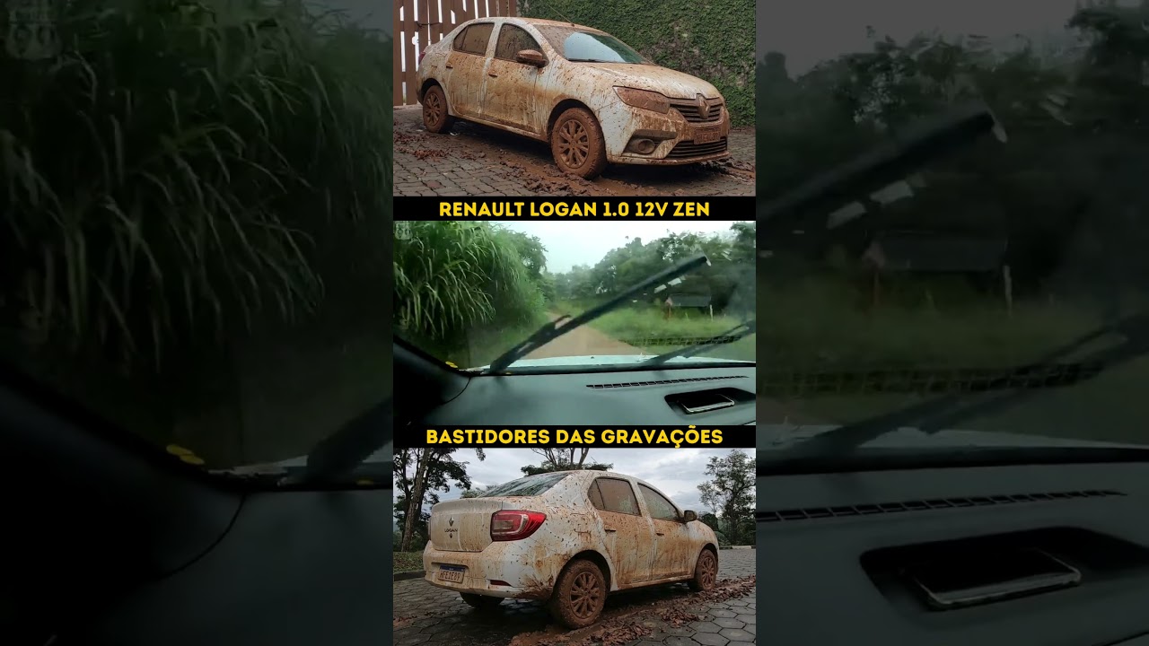 Alguns vídeos que seriam de bastidores das nossas gravações com o Logan Zen na terra! #renaultlogan