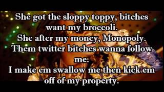 Travi$ Scott (Ft. Migos & Peewee Longway) - Sloppy Toppy (Lyrics)