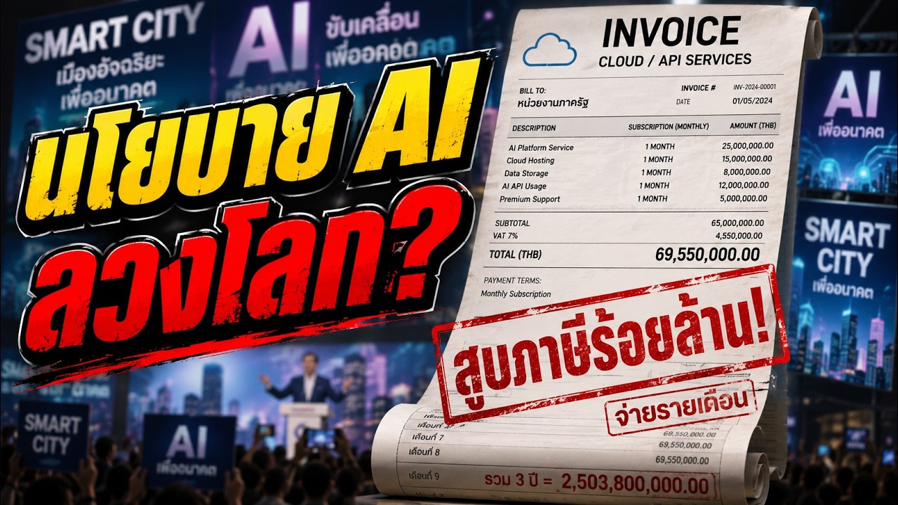 อย่าหลงกลนโยบาย AI! ถ้ายังต้อง "เช่าสมองฝรั่ง" จ่ายค่า API ร้อยล้าน (เจาะลึก Local VLM)