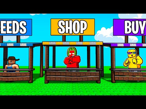 Making a SHOP In Grow a Garden