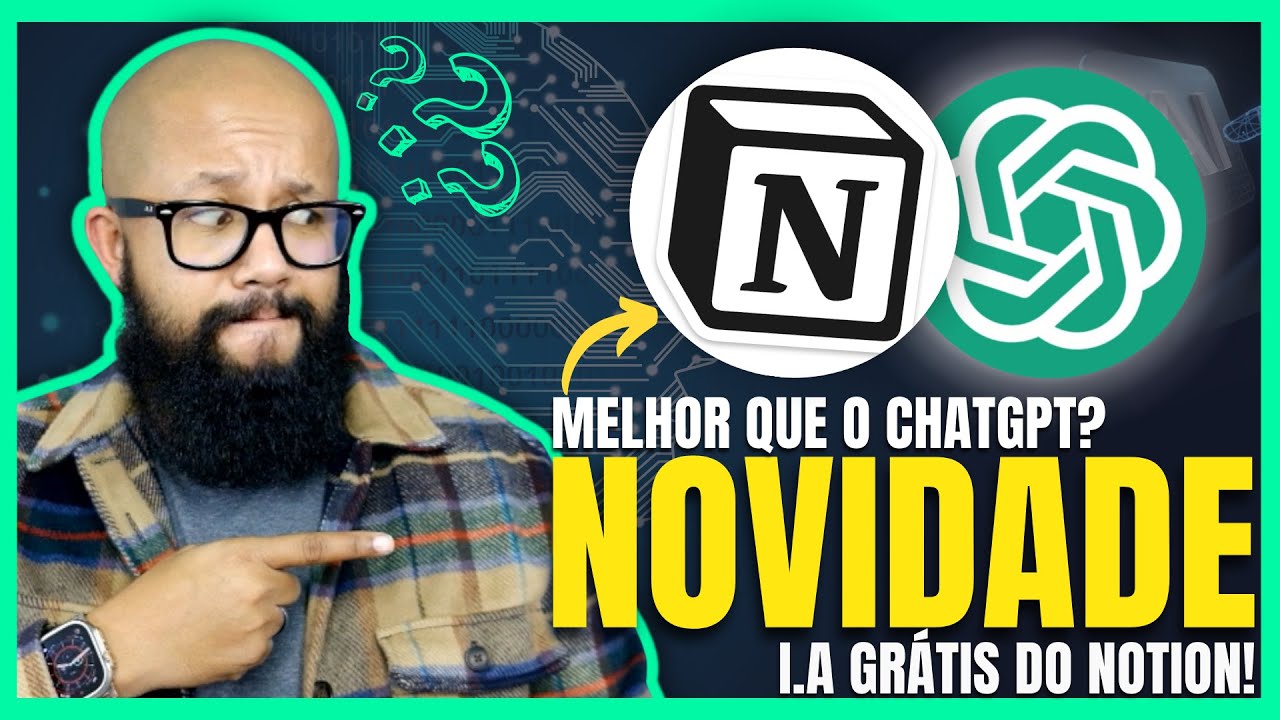 🔥 Melhor que o ChatGpt? - Nova I.A do Notion é Fantástica e GRÁTIS - ASSISTA!