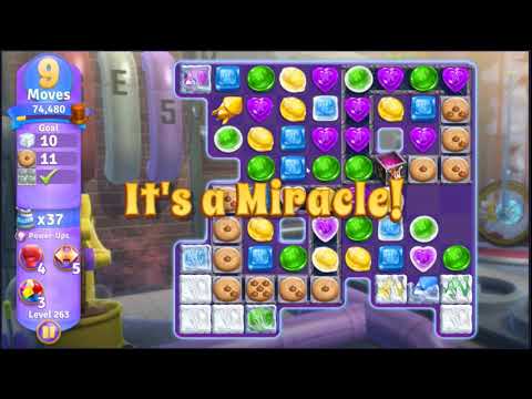 Wonka's World of Candy Level 263 - NO BOOSTERS + FULL STORY 🍫 | SKILLGAMING ✔️