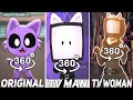 360º VR Boogie Boogie Bam Bam Dance Catnap vs Tv Man vs Tv Woman #poppyplaytime #catnap #poppyplay