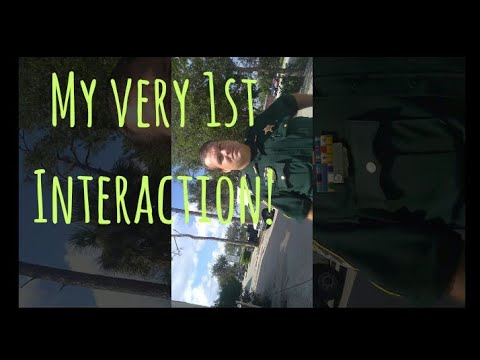 First interaction  with Lee County Sargent and his Bodyguard Lol