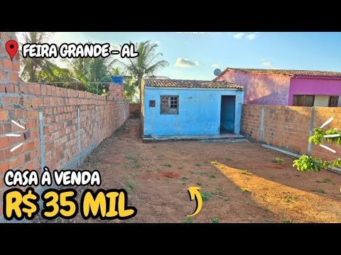 CASA À VENDA SÓ R$35MIL FEIRA GRANDE ALAGOAS 