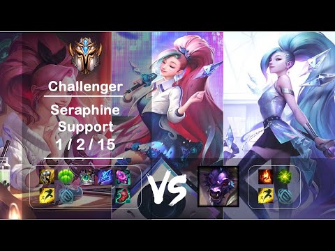 KR Challenger Replays Support Seraphine vs Alistar Ep.2414