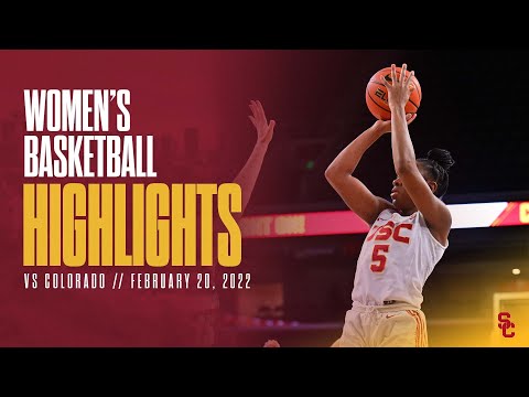 Women's Basketball: Colorado 67, USC 54 - Highlights 2/20/2022
