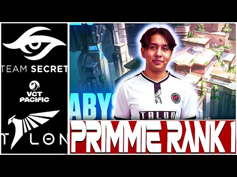 TLN PRIMMIE RANK 1 ABYSS! TALON vs Secret | VCT Pacific 2024 | VALORANT