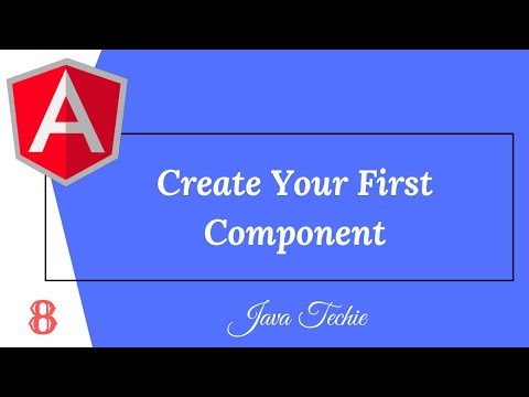 Angular 8 Create Your First Custom Component Java Techie
