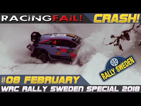 Rally Sweden 2018 Special incl. Crash Compilation Week 8 February | RACINGFAIL