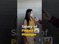 Salary Of Project Manger In India How Much Do Project Managers Make Shorts Simplilearn