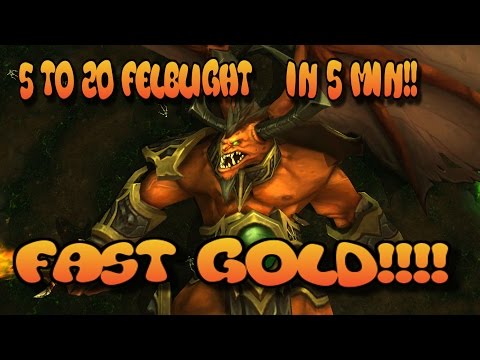 WoW Gold Guide: Felblight Farming - 5 to 18 felblight in 5 min!!