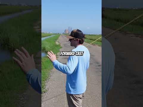 How to cast a fly rod in 2 steps... #flyfishing