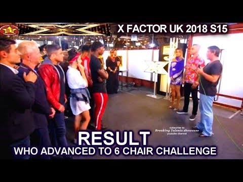 RESULTS Who Advanced to Six Chair Challenge? Mentor Groups Revealed  X Factor UK 2018