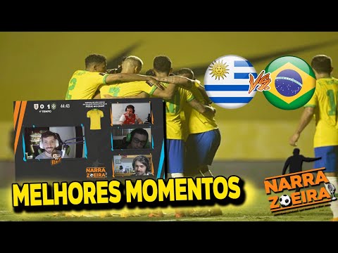 URUGUAI 0X2 BRASIL - MELHORES MOMENTOS NARRAZOEIRA