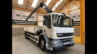 DAF LF55 4X2 18 TONNE FLATBED/CRANE &ndash; 2008 &ndash; PN08 NHX flatbed truck | Image 4 - Autoline