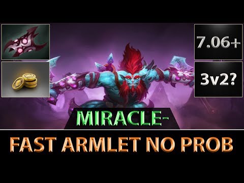 Miracle- [Huskar] Fast Armlet No Problems Sir ► Dota 2 7.06d