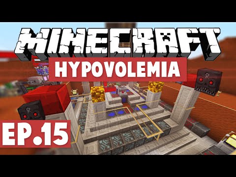 Minecraft Hypovolemia - WITHER SKELETON SKULLS & LAVA FABRICATION! #15 [Modded HQM Pack]