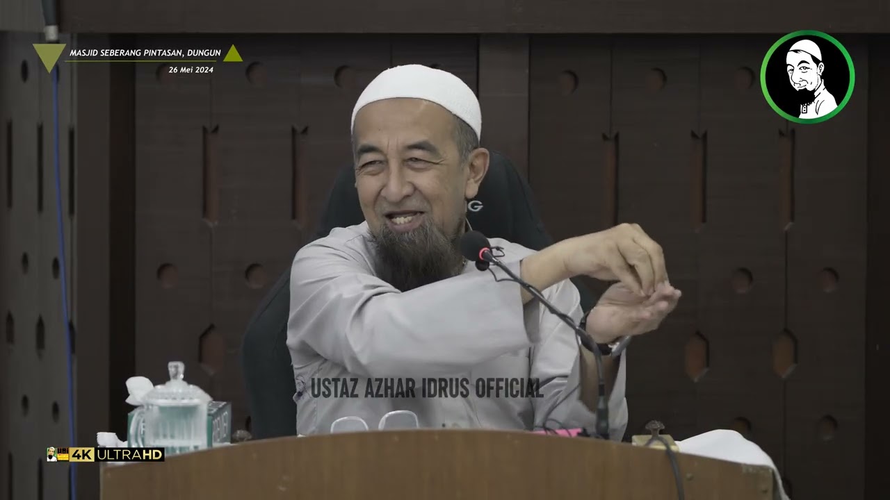 🟡 Koleksi Kuliah Ustaz Azhar Idrus | Masjid Seberang Pintasan Dungun, Dungun, Terengganu | 4K