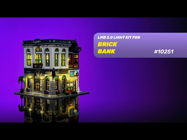 Video teaser for LIGHT MY BRICKS - Brick Bank 10251