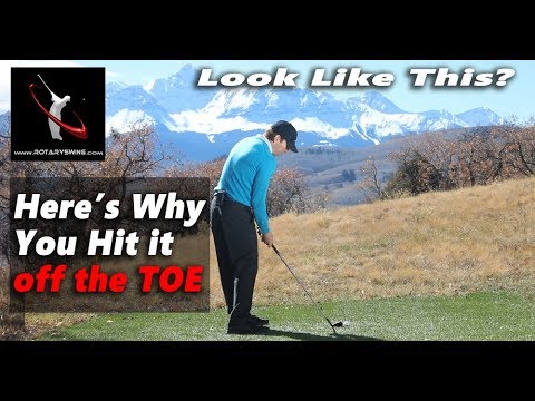 Why You Mishit Shots off the Toe in Golf - And How to Fix it
