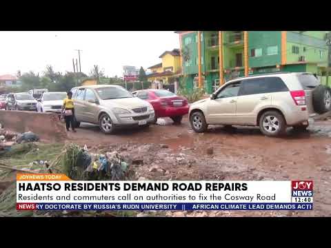 Road Repairs: Haatso Residents and commuters call on authorities to fix the Cosway road