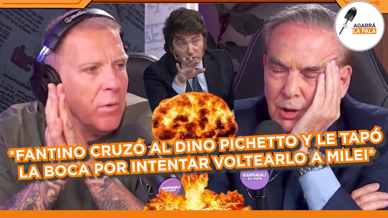 FANTINO CRUZÓ A PICHETTO EN PLENO DEBATE POR MILEI Y LO PRENDIÓ FUEGO POR INTENTAR VOLTERARLO