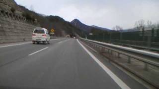 preview picture of video '明科＆立峠Akashina & Tachitoge Tunnels  (Nagano Expwy., Nagano [Up], 2510m&3598m)'