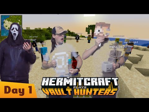 HermitCraft Vault Hunters! Day 1!