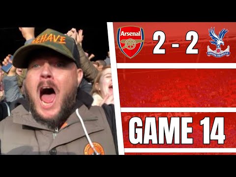 Crystal Palace 2 vs 2 Arsenal - We Were Poor Today, But Zaha Is A Cheat! - Matchday Vlog