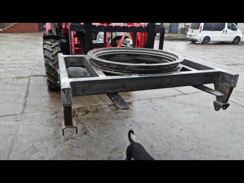 ||3# Remont przyczepy D-47||Nowy wózek i dyszel|| Case96