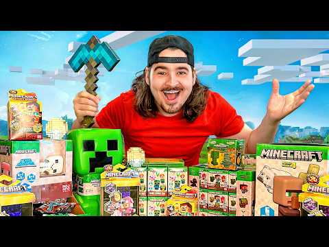 Opening 100 Mystery Minecraft Toys! (Ultra Rare!)