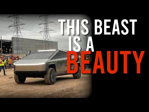 Elon Musk gets the CyberTruck dirty at GigaFactory Texas — Thumbnail Credit: @MrBrownSince82