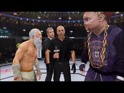 UFC 4 - Old Bruce Lee vs. Giant Hasbulla - Crazy UFC 👊🤪