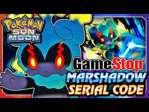 Pokémon Sun & Moon - FREE GameStop Marshadow Serial...