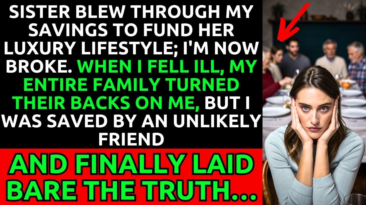 Sister Drained My Savings For Her Luxury Life; When I Got Sick, Family Abandoned Me