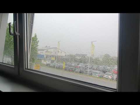 GEWITTER mit heftigem positiven 74kA Knall am 4.6.2021!!