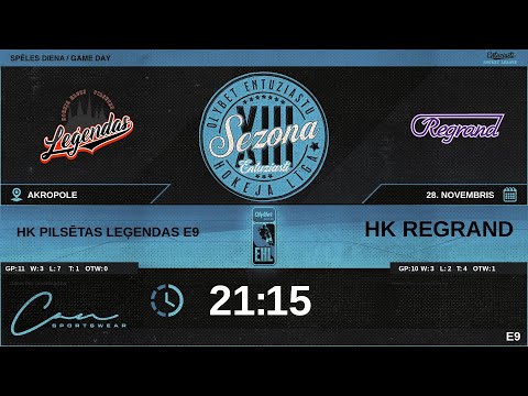 2023 11 28 | HK PILSĒTAS LEĢENDAS E9 (PL3) - HK REGRAND (RGR) | E9