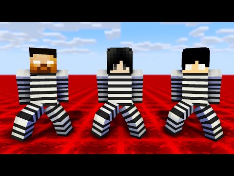 MONSTER SCHOOL : DUN DUN DANCE PRISON FAMILY (HEROBRINE, SADAKO, HEEKO) - MINECRAFT ANIMATION