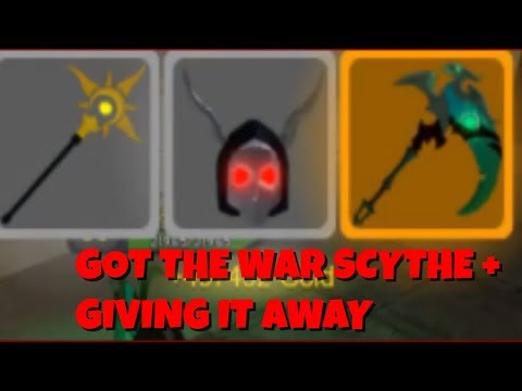 New Best Legendary Beastmaster War Scythe Kings Castle Update - getting the beastmaster war scythe giveaway dungeon quest roblox