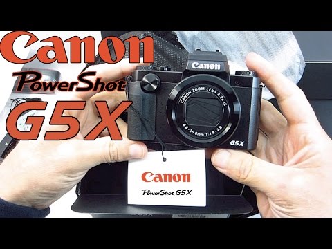 Canon PowerShot G5X Unboxing