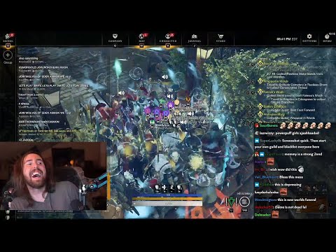 Player SCREAMS Begging Asmongold to leave his server